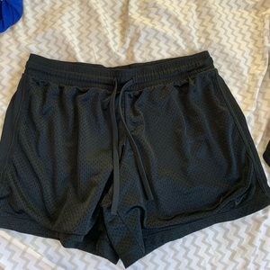 black nike shorts